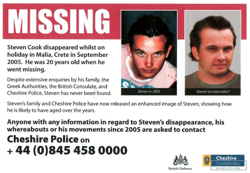 Steven Cook - still missing